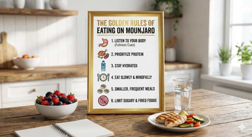 The Golden Rules of Eating on Mounjaro