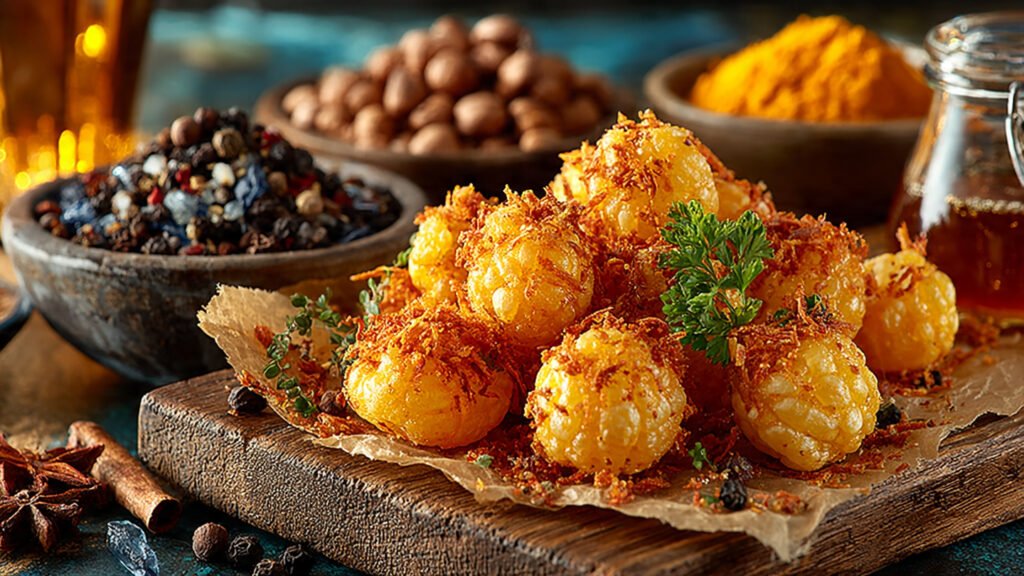 Crispy air fryer hominy snack recipe. hominy recipe